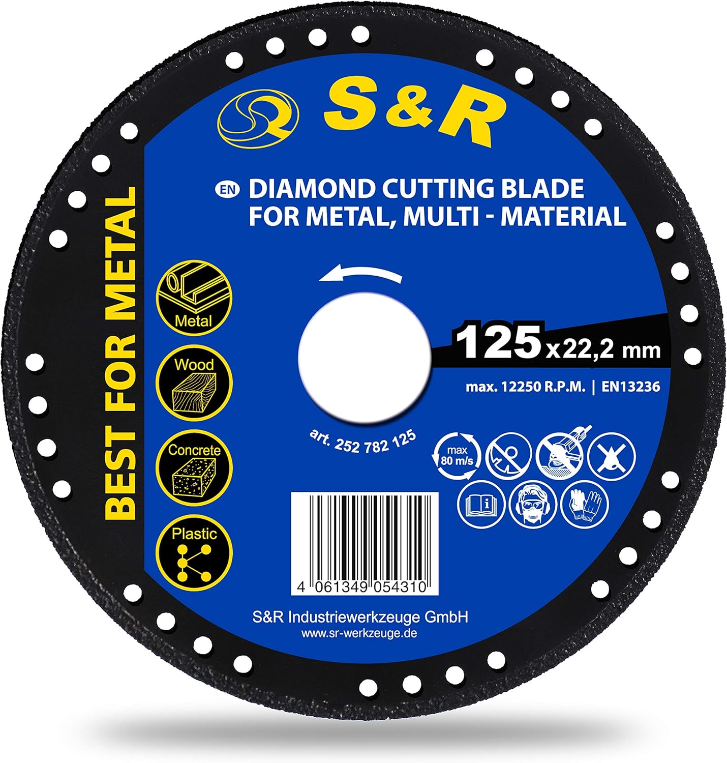 Discos de corte 125 mm